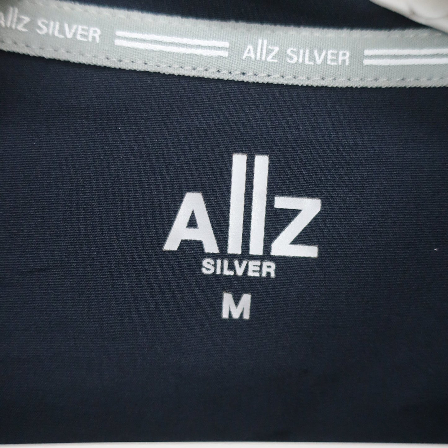 AIIZ SILVER パーカー ネイビー メンズ M A