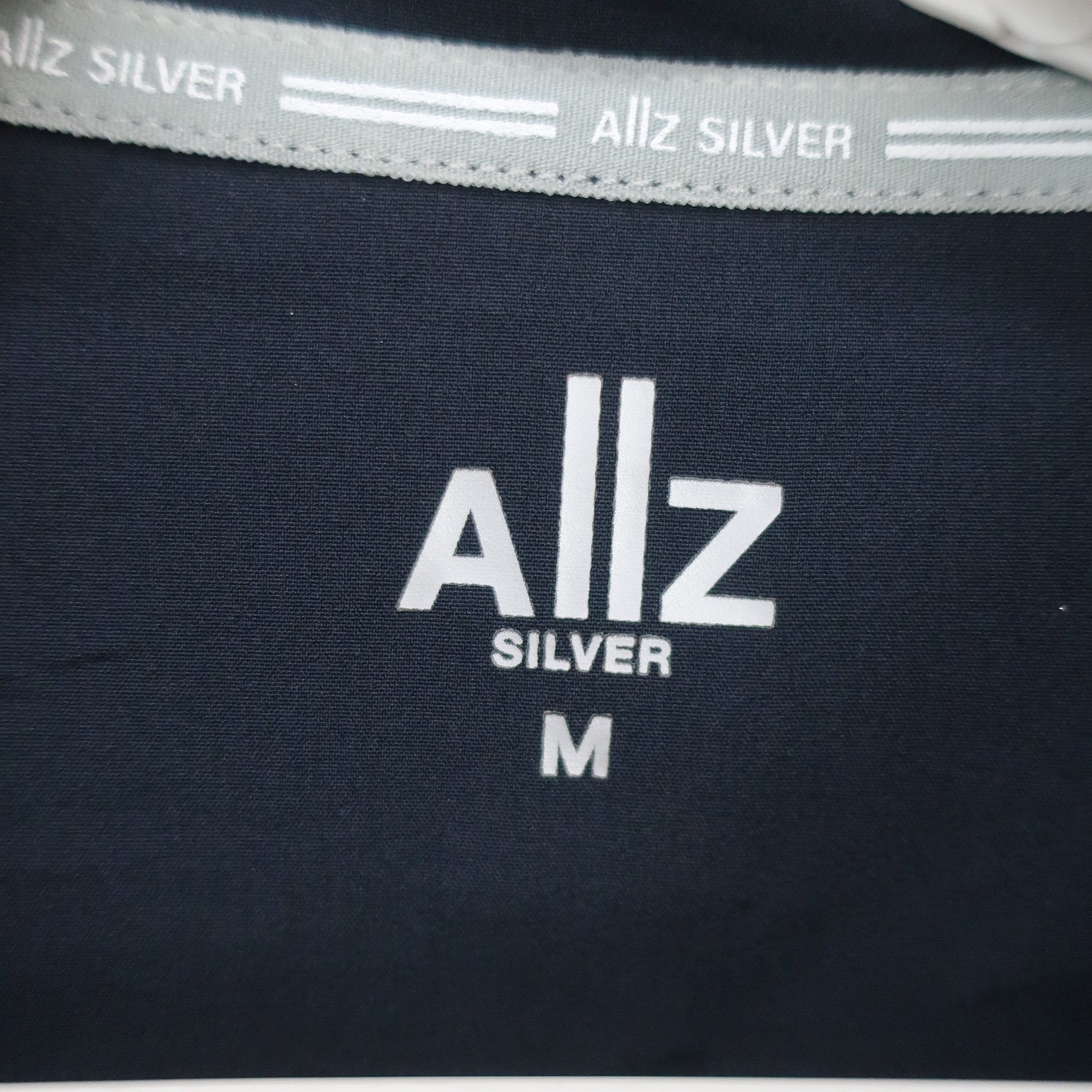 AIIZ SILVER パーカー ネイビー メンズ M A