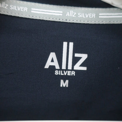AIIZ SILVER パーカー ネイビー メンズ M A