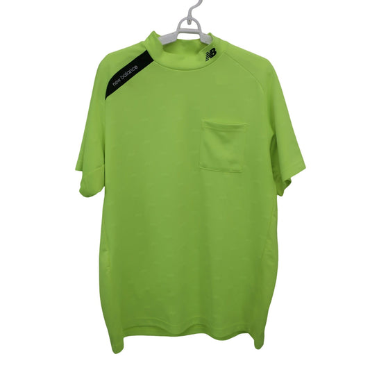 New Balance golf(ニューバランスゴルフ) 半袖モックネックシャツ イエロー メンズ 7 012-3166002 A