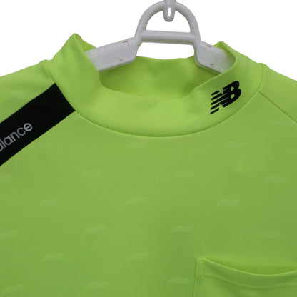 New Balance golf(ニューバランスゴルフ) 半袖モックネックシャツ イエロー メンズ 7 012-3166002 A