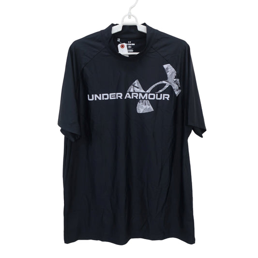 UNDER ARMOUR(アンダーアーマー) 半袖モックネックシャツ ブラック メンズ 2XL A