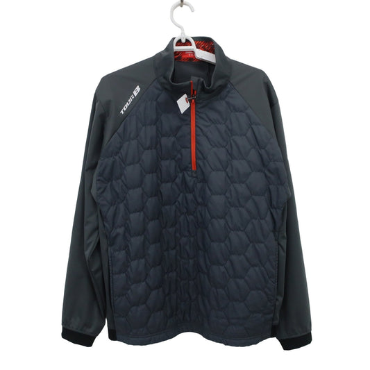 BRIDGESTONE GOLF(ブリヂストンゴルフ) ハーフジップスニード グレー メンズ L A