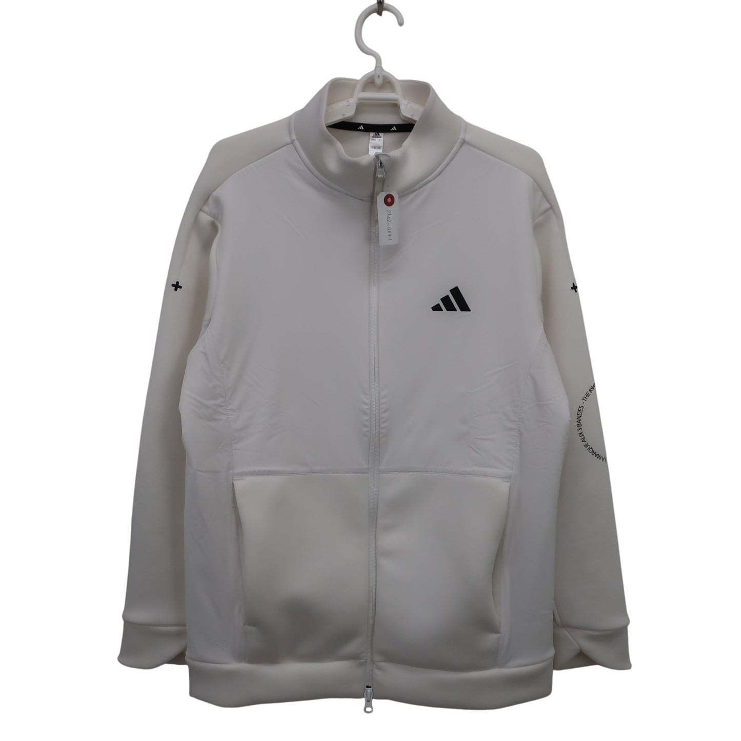 adidas(アディダス) フルジップジャケット 白 メンズ M A