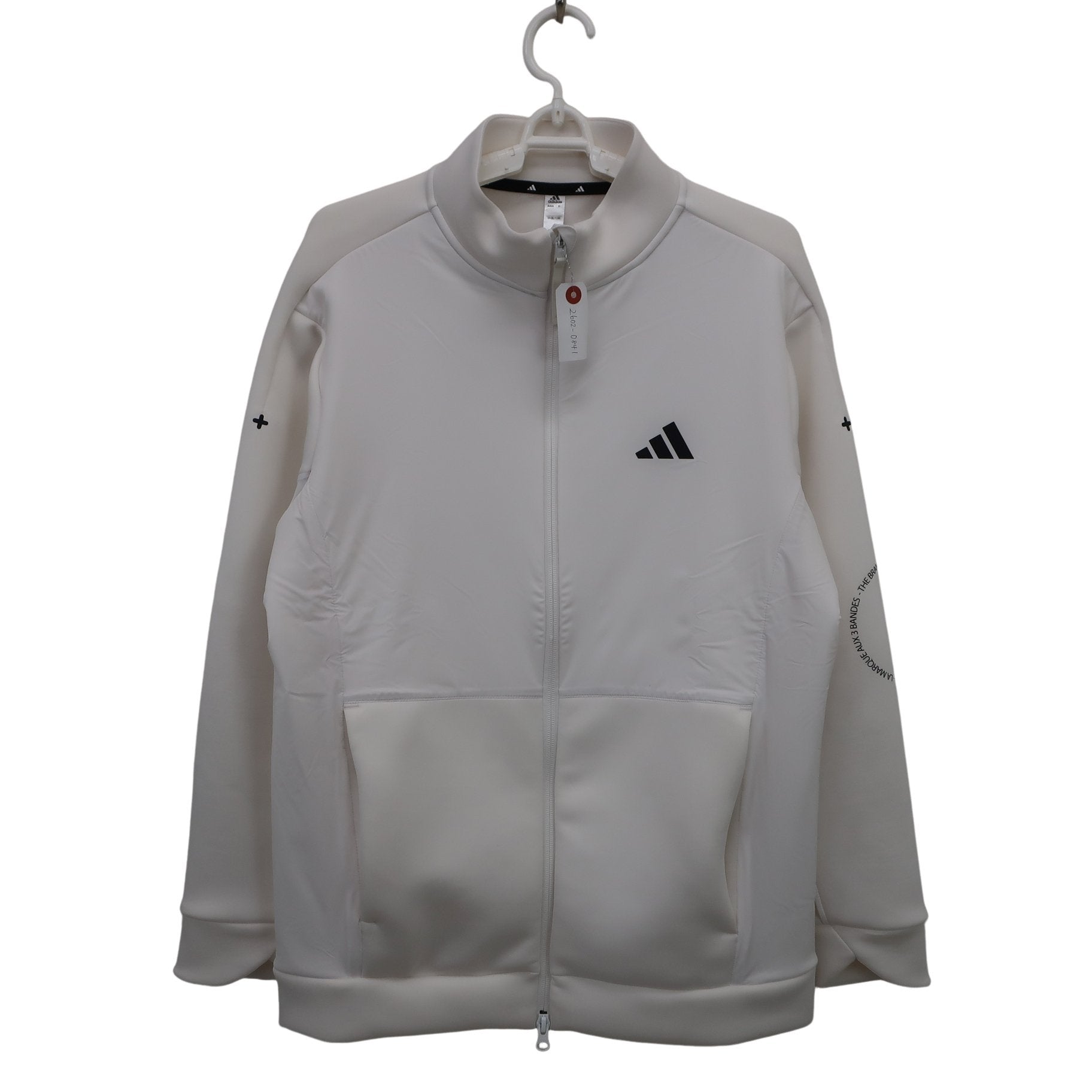 adidas(アディダス) フルジップジャケット 白 メンズ M A
