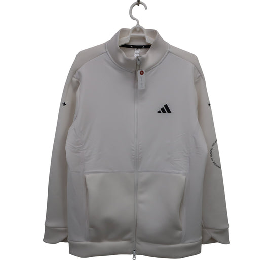 adidas(アディダス) フルジップジャケット 白 メンズ M A