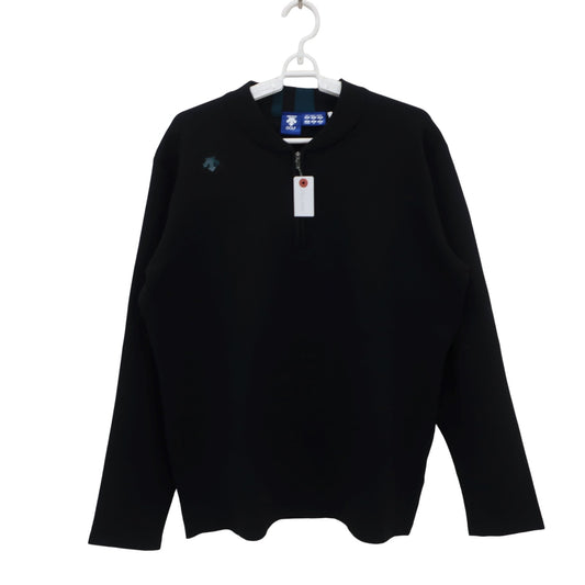 DESCENTE(デサント) ハーフジップトレーナー 黒 メンズ L A