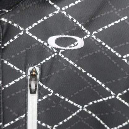 OAKLEY(オークリー) ポロシャツ 黒総柄 メンズ M A