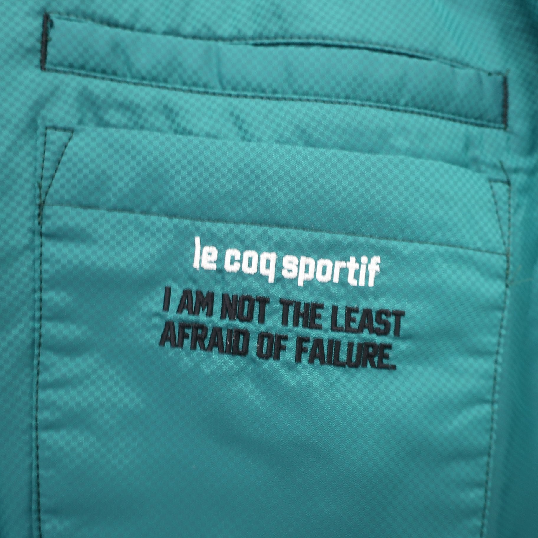 le coq sportif1 ナイロンパンツ 緑 メンズ LL A