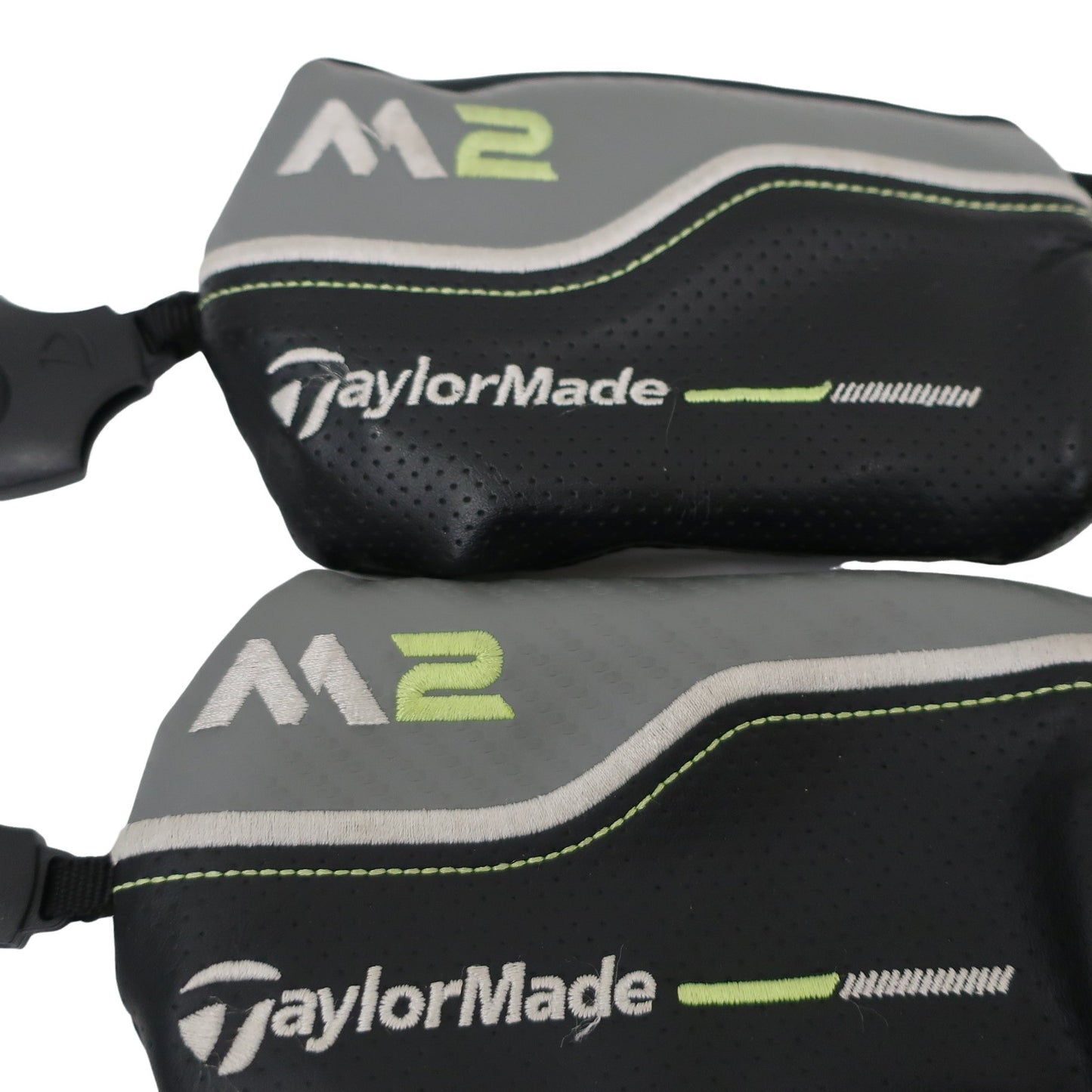 TaylorMade1 ヘッドカバー2点セット 黒グレー UT用 A