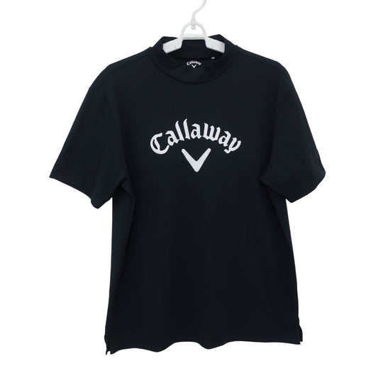 Callaway(キャロウェイ) 半袖モックネックシャツ 黒 メンズ L H23134103 A