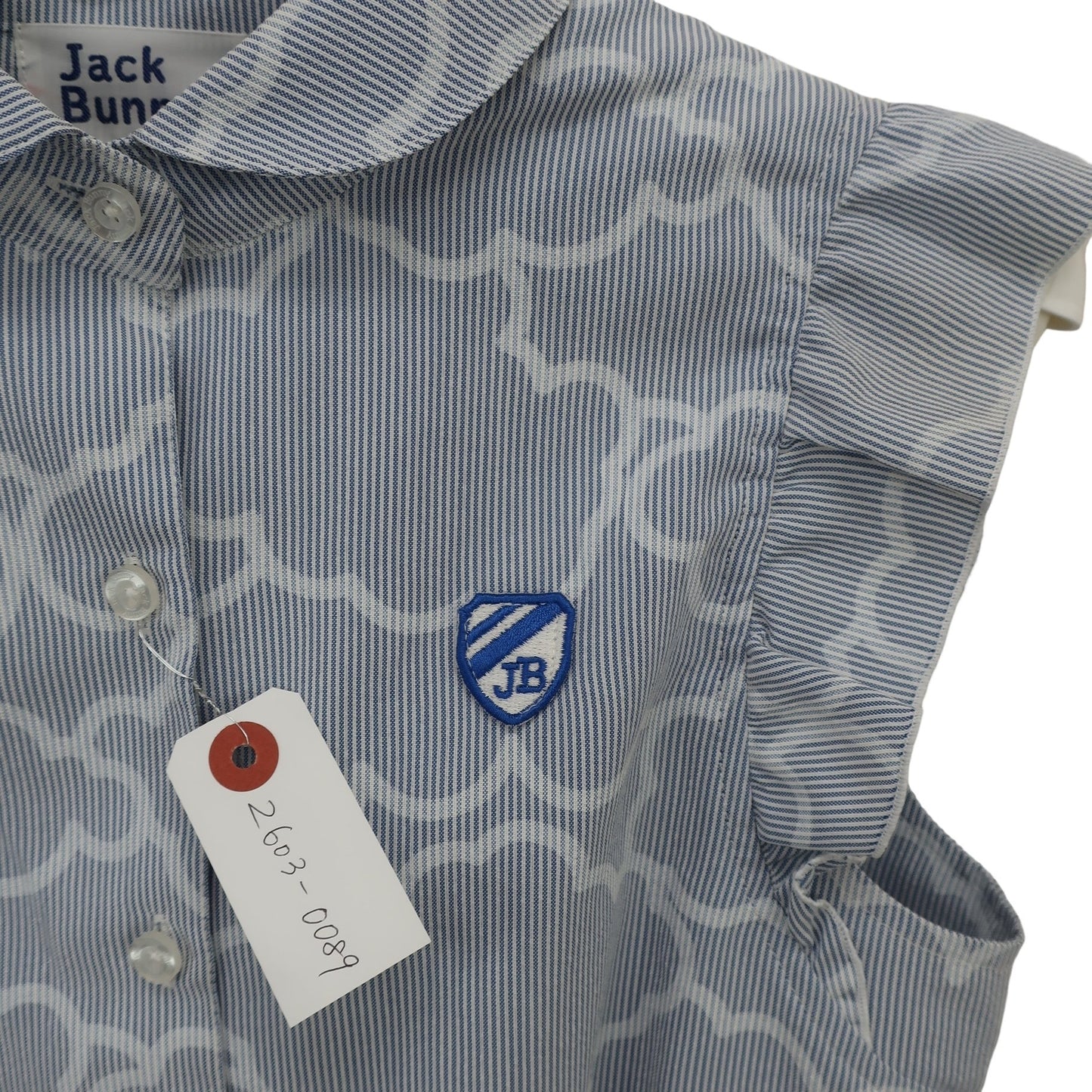 Jack Bunny(ジャックバニー) フリルワンピース 青白系 レディース 1 263-9124610 A