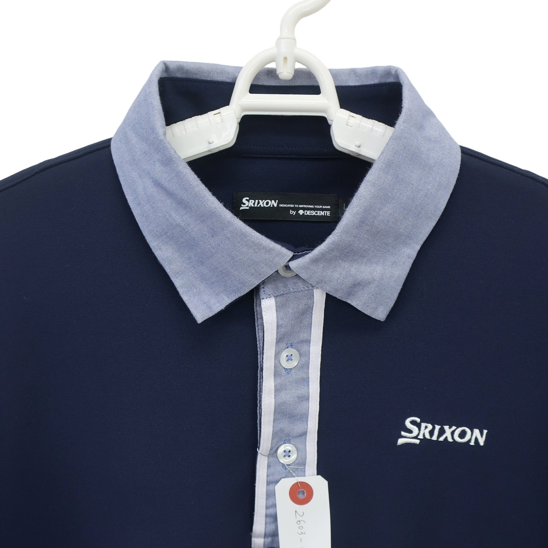 SRIXON(スリクソン) ポロシャツ ネイビー メンズ L A