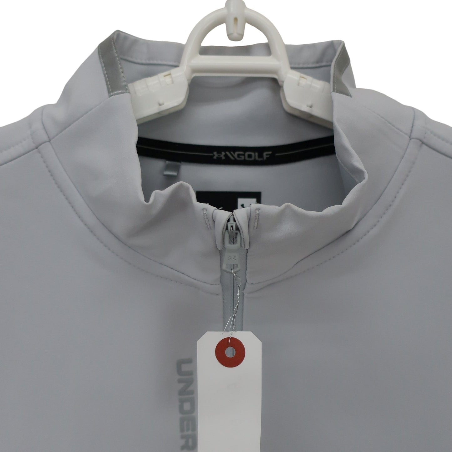 UNDER ARMOUR(アンダーアーマー) ハーフジップジャケット 白グレー メンズ LG A