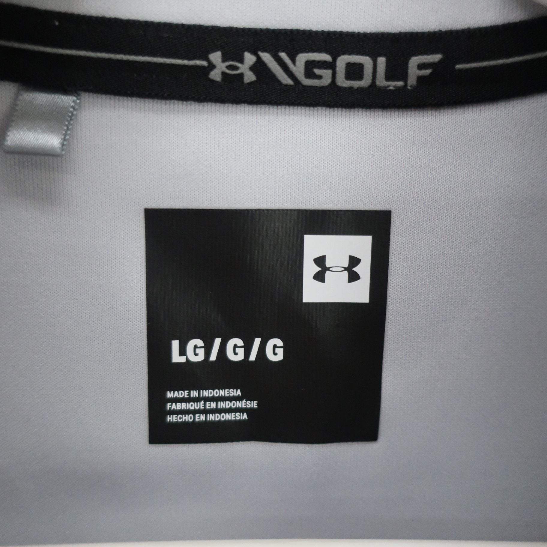UNDER ARMOUR(アンダーアーマー) ハーフジップジャケット 白グレー メンズ LG A