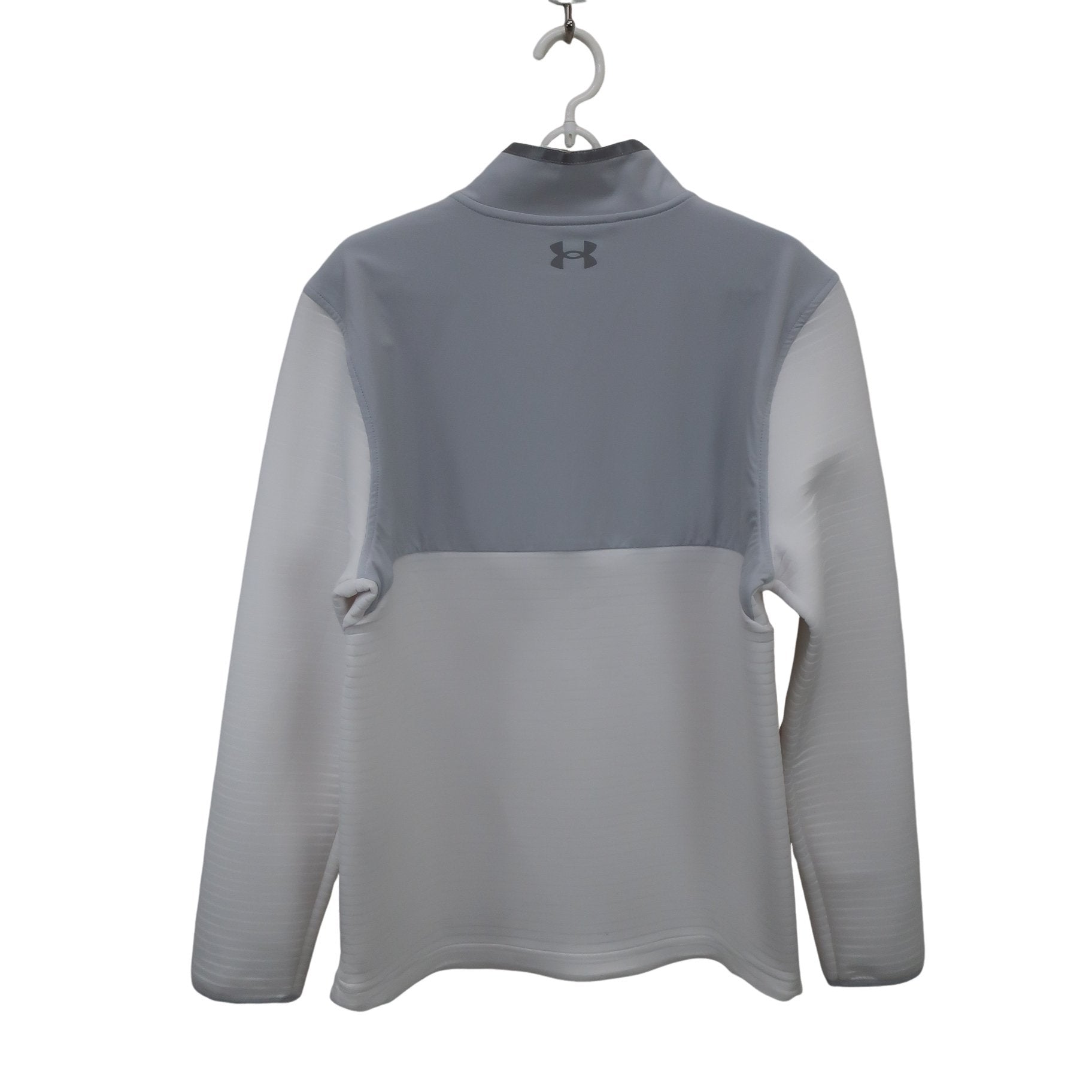 UNDER ARMOUR(アンダーアーマー) ハーフジップジャケット 白グレー メンズ LG A