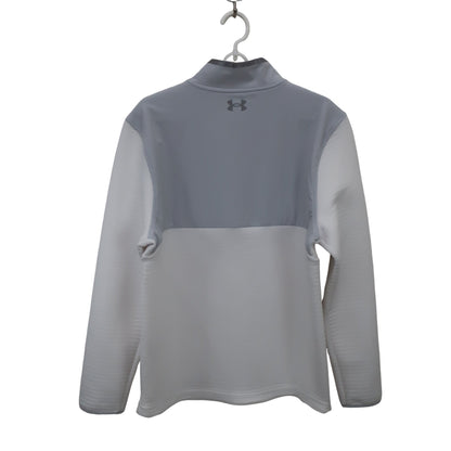 UNDER ARMOUR(アンダーアーマー) ハーフジップジャケット 白グレー メンズ LG A