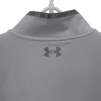 UNDER ARMOUR(アンダーアーマー) ハーフジップジャケット 白グレー メンズ LG A