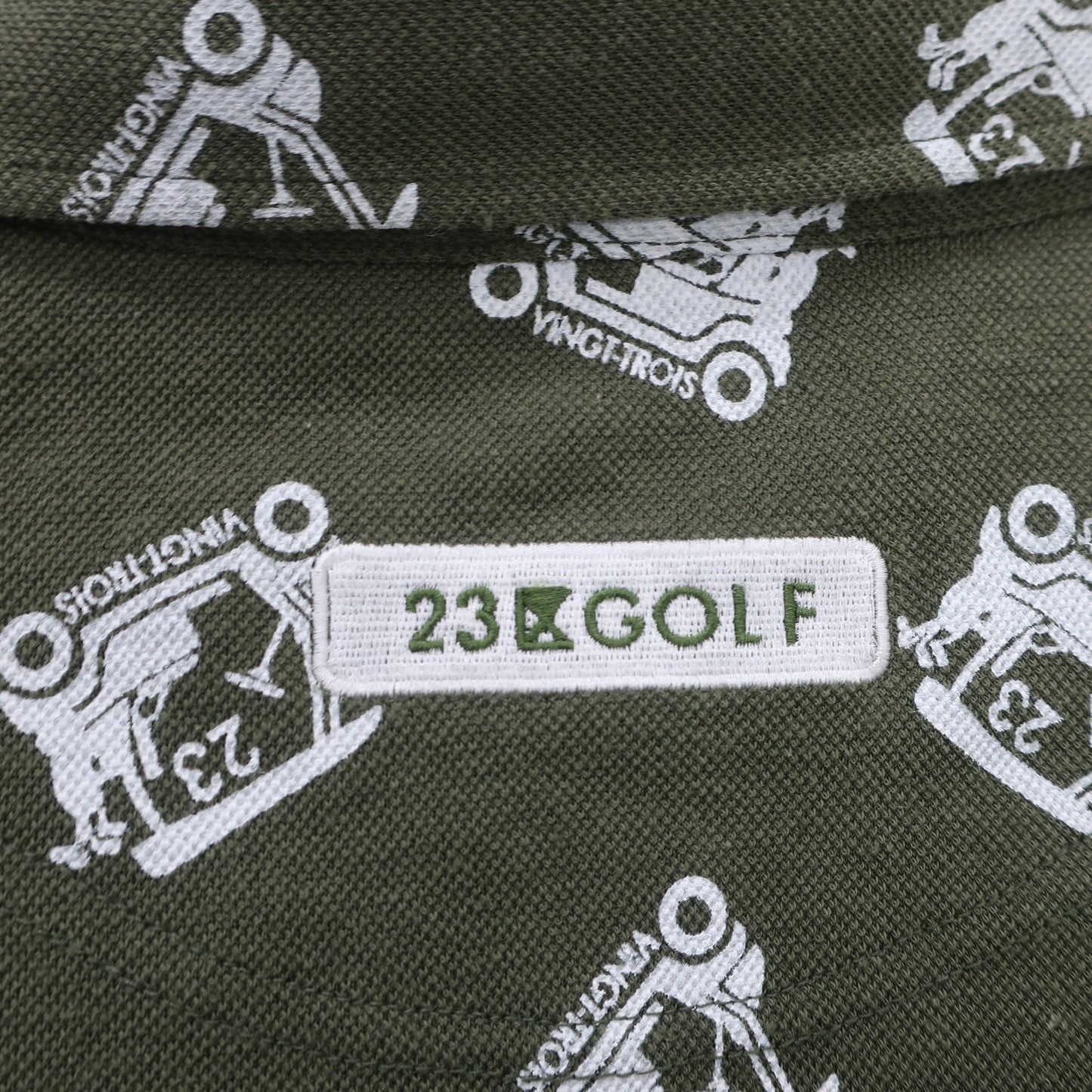 23区 GOLF(23区ゴルフ) ポロシャツ カーキ レディース 3 B