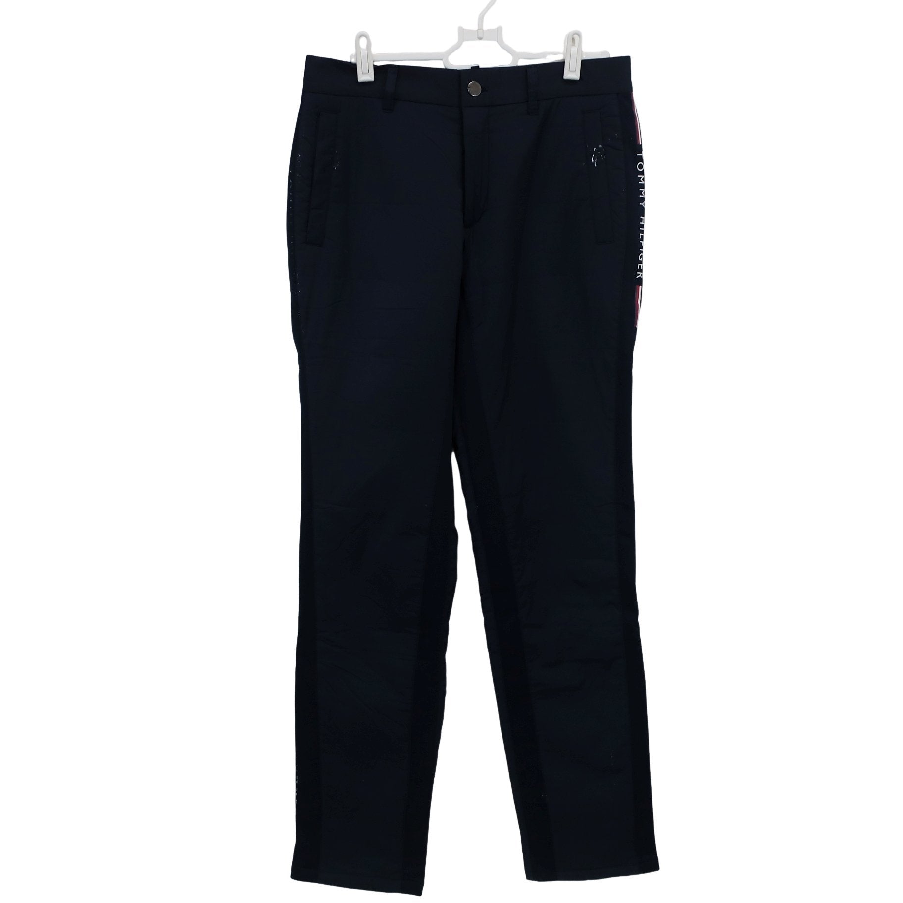 TOMMY HILFIGER GOLF1 ナイロンパンツ ネイビー レディース L B