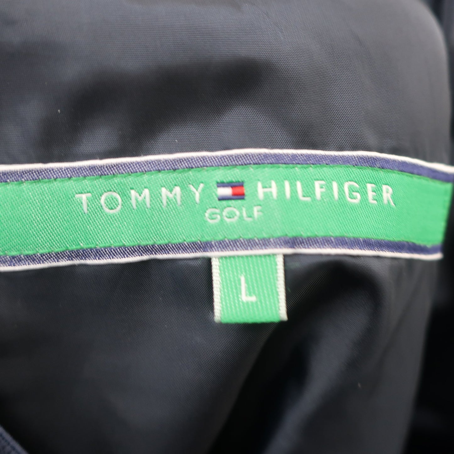TOMMY HILFIGER GOLF1 ナイロンパンツ ネイビー レディース L B