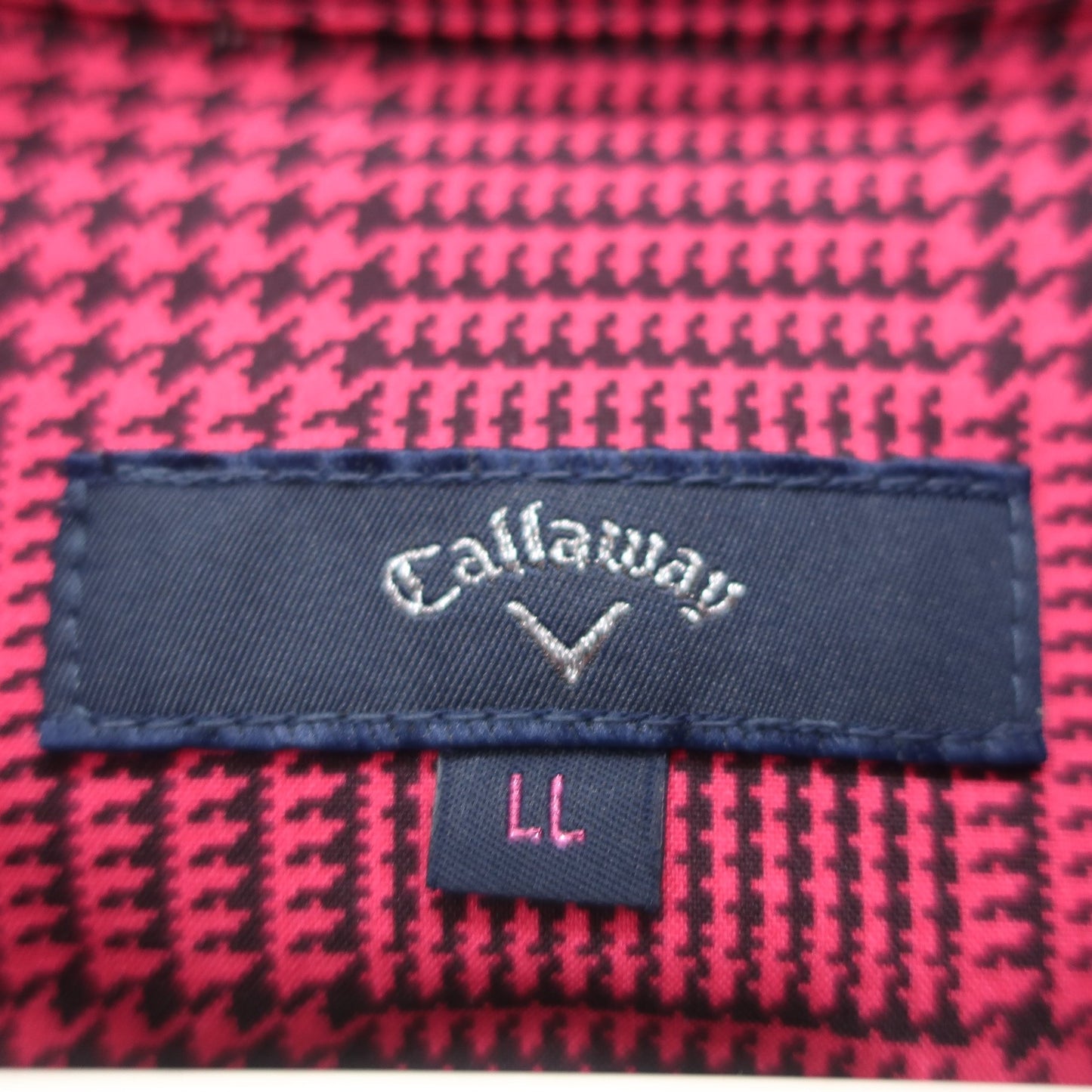 Callaway(キャロウェイ) フルジップブルゾン ピンクチェック レディース LL 241-8210802 A