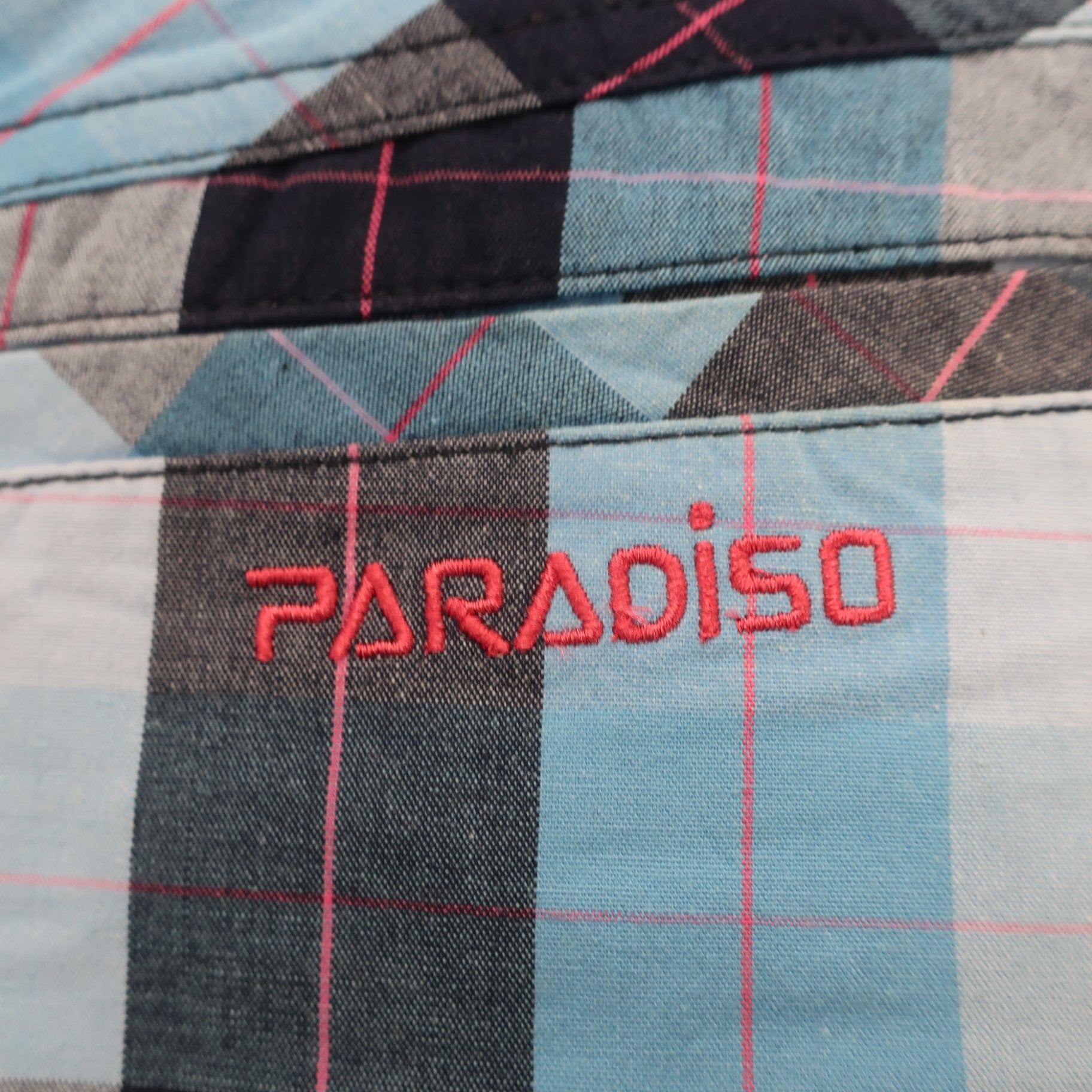 PARADISO(パラディーゾ) スカート 青チェック レディース L B