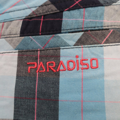 PARADISO(パラディーゾ) スカート 青チェック レディース L B