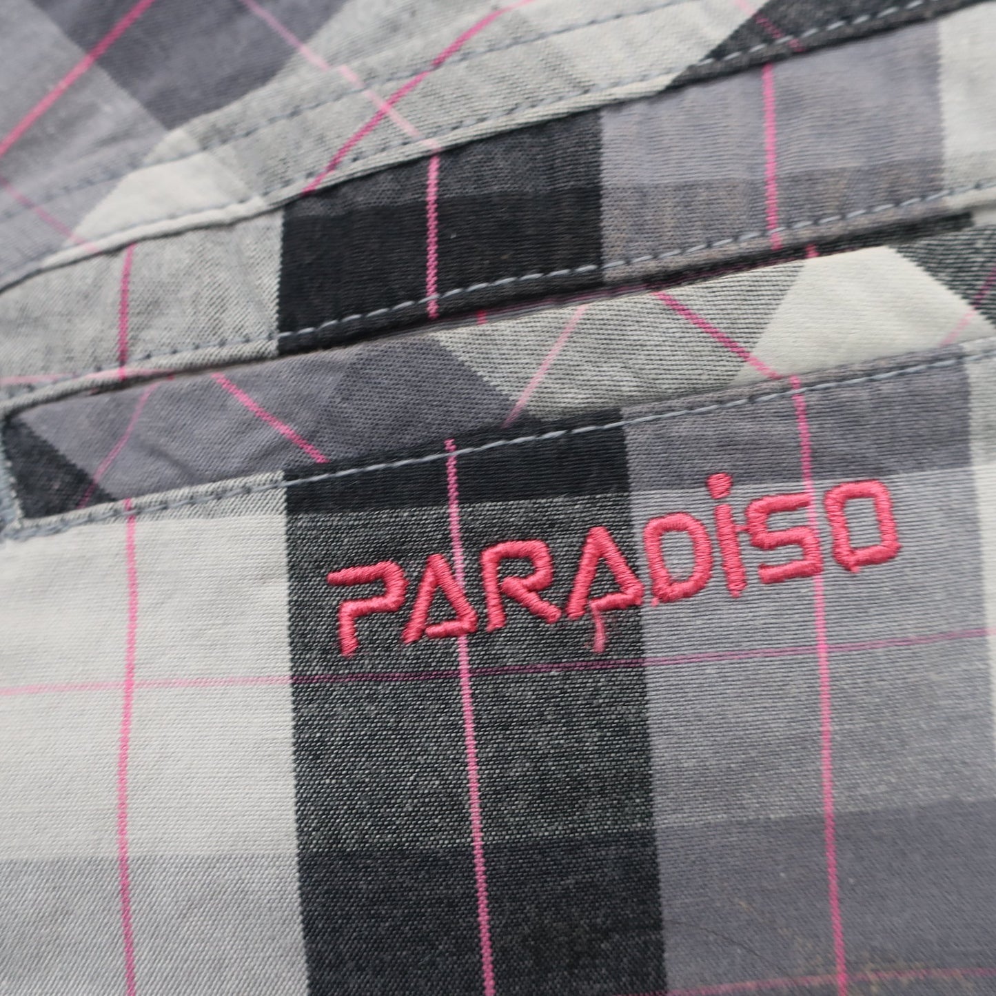 PARADISO(パラディーゾ) スカート グレー系チェック レディース L B