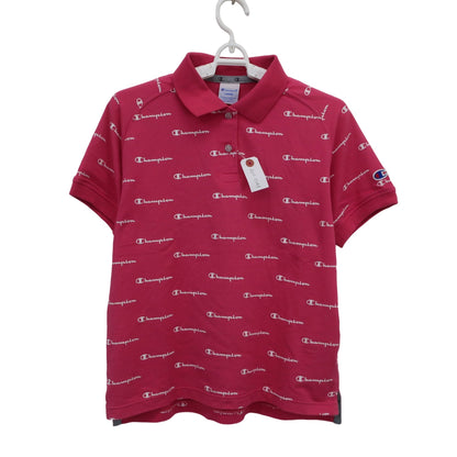 Champion(チャンピオン) ポロシャツ ピンク レディース LARGE A