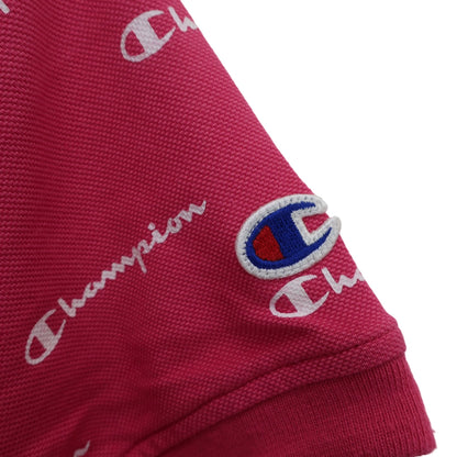 Champion(チャンピオン) ポロシャツ ピンク レディース LARGE A