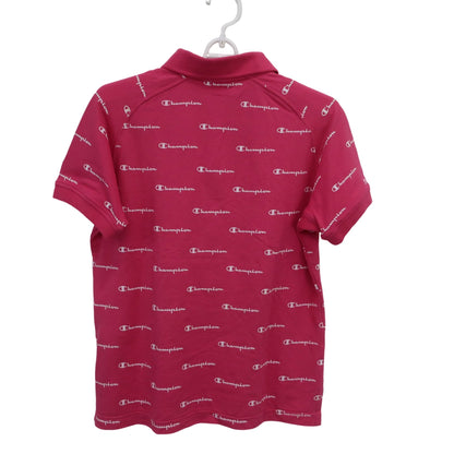 Champion(チャンピオン) ポロシャツ ピンク レディース LARGE A