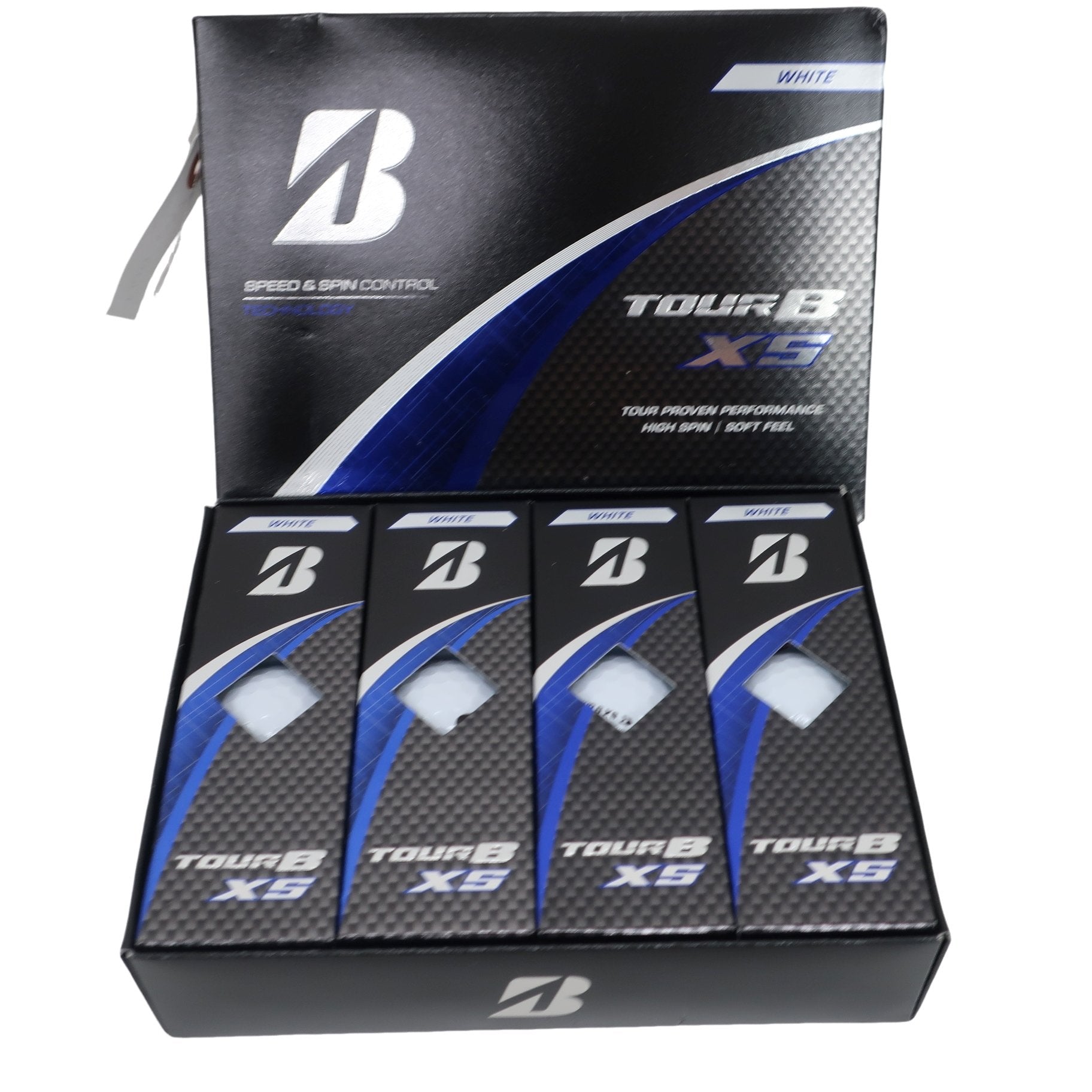 BRIDGESTONE GOLF(ブリヂストンゴルフ) ゴルフボール ホワイト 1ダース TOUR B XS 2024年モデル N