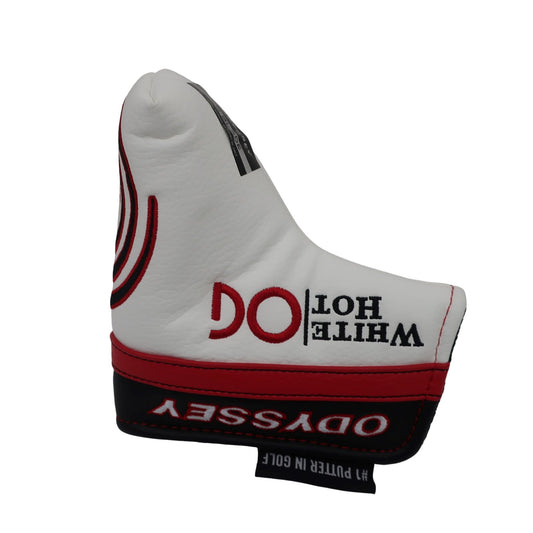 ODYSSEY1 パターカバー 白赤黒 ピン型 WHITE HOT A