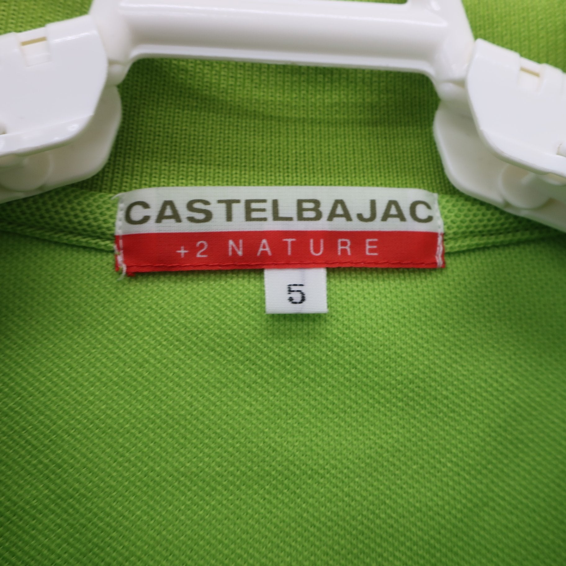 CASTELBAJAC(カステルバジャック) ポロシャツ 黄緑 メンズ 5 N