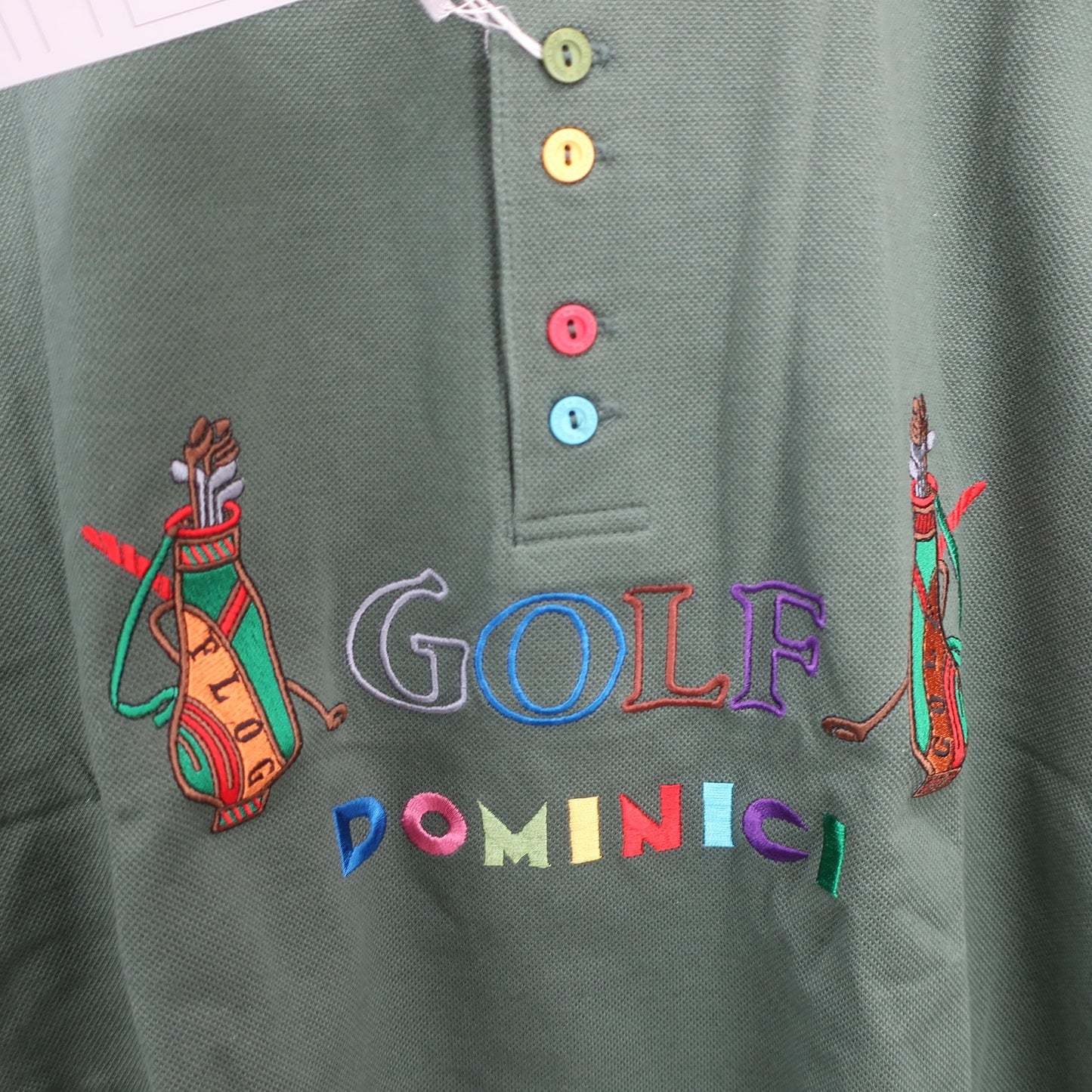 DOMINICI ポロシャツ 緑 メンズ 52 N