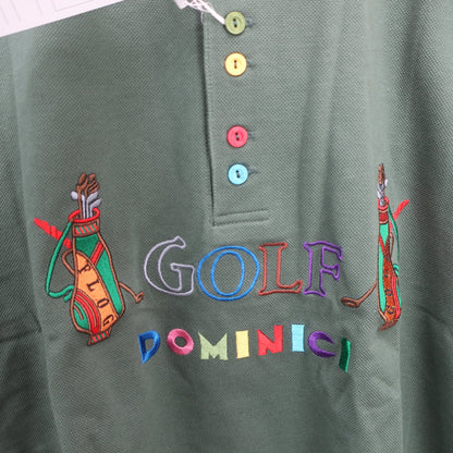 DOMINICI ポロシャツ 緑 メンズ 52 N