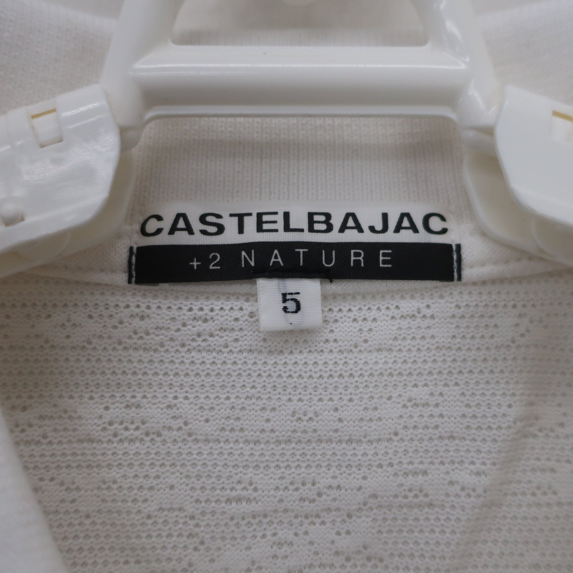 CASTELBAJAC(カステルバジャック) ポロシャツ 白 メンズ 5 N