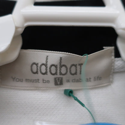 adabat(アダバット) ポロシャツ 白 メンズ 5 N