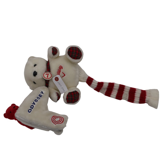 Callaway1 ヘッドカバー2点セット 白赤 FW / PT B