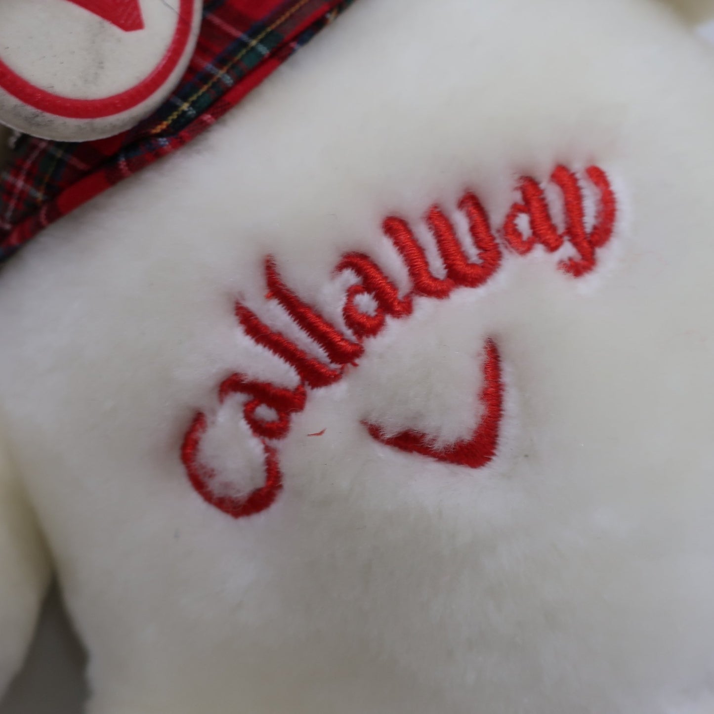 Callaway1 ヘッドカバー2点セット 白赤 FW / PT B